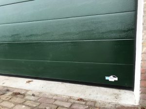Houtmotief Roldeur
