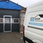 Garagedeur met ramen
